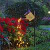 Kizozo Annaffiatoio Solare Luci per Esterni 60LED, Lampade Solari per Esterni, Lampade Solari da Giardino IP65 impermeabili, Luci Solari per Esterni, Decorazione da Giardino per Esterni, bianco caldo
