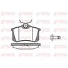 REMSA Kit pastiglie freni Posteriore con accessori con molla 0263.05 Compatibilità con RENAULT Clio 3 Hatchback BR0/1, CR0/1 Clio 4 Hatchback BH, PEUGEOT 207 WA, WC 208 I Hatchback CA, CC, VW