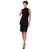 CHAOUICHE Vestito lavorato a maglia da Donna, Nero, S