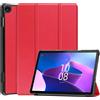 Kepuch Custer Cover per Lenovo Tab M10 3rd Gen TB-328F,PU-Pelle Case Custodia per Lenovo Tab M10 3rd Gen TB-328F - Rosso