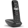 Gigaset AS690 - Telefono DECT wireless - grande schermo ad alto contrasto - ottima qualità audio - profili audio regolabili - funzione vivavoce - protezione chiamate indesiderate, nero