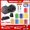 Bafang BBS02B BBS02 750W 48V Mid Drive Motor Kit di conversione bicicletta elettrica con motore Ebike 48V 52V 13AH 17.5AH 20Ah batteria - 44T 750W + 48V20Ah Battery Sa*msung Cell