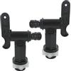 Merriway Bulk Hardware BH00133 Rubinetto per Barile di Raccolta Dell'Acqua, Set di 2 Pezzi