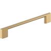 Amerock 10BX37133CZ | Maniglia per cassetto in bronzo champagne | 160 mm da centro a centro | Confezione da 10 | Paesaggio urbano | ferramenta per mobili