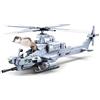 Sluban-Modelbricks-ah-1z Elicottero d'attacco, Multicolore, M38-B0838