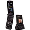 TTfone Telefono cellulare Titan TT950 Whatsapp 3G touchscreen Senior Big Button Flip, facile e semplice da usare, nero