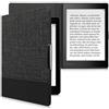 kwmobile Cover compatibile con Kobo Aura ONE - Custodia a libro in tela e pelle PU - Flip Case per eReader