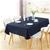 Generic 140X180CM Tovaglia Antimacchia Rettangolare - Elegante, Resistente e Idrorepellente per una Tavola Perfetta Omaggio 2 Pezzi Pinze Ferma Tovaglia