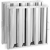 VEVOR Filtro per Cappa Commerciale, 493L x 493A x 45P mm, Filtro Deflettore per Cappa da Cucina in Acciaio Inox per Cappe di Scarico da Cucina con Classificazione Antigrasso, 4 Scanalature, 2 Pezzi