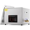 VEVOR Pulitore ad Ultrasuoni 15L Dispositivo per Pulizia Ultrasuoni Macchina per Pulizia ad Ultrasuoni da 360W con Timer Riscaldatore, Pulitore Digitale da 40 kHz con Cestello per Parti Gioielli