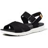 Timberland Wilesport Leather, Sandali con Cinturino alla Caviglia, Donna, Nero Black Nubuck, 37 EU