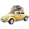 PLAYMOBIL 70827 Volkswagen Beetle, Maggiolino Familiare Giallo, Edizione Speciale per Fan e Collezionisti, 5-99 Anni