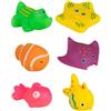 Generic Giocattoli di pesce gatto in acqua, piscina giocattolo gatto | 6 pezzi di giocattoli in acqua galleggiante per gatti, divertimento interattivo | Giocattolo giocattolo stanchi giocattoli giocattolo gio