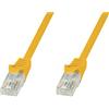 Techly Professional 024230 Cavo di Rete Patch in CCA Cat.5E Giallo UTP 3 Metri Giallo
