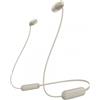SONY Auricolari Sony WI-C100C Bluetooth USB-C Beige