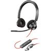 POLY Headset HP Poly Blackwire 3320 Nero