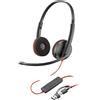 POLY Headset HP Poly Blackwire 3220 Nero