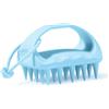 Vinabo Massaggiatore Cuoio Capelluto Silicone Morbido, Spazzola per Shampoo Capelli, Stimola la Crescita dei Capelli, Spazzola Cuoio Capelluto per Massaggio della Testa - Blu