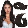 Moresoo Extension Capelli Veri Tessitura #2 Castano 100g 35cm Remy Morbidi