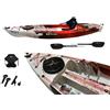 Big Mama Kayak CANOA 1 POSTO SINGOLO ACQUAPRIMA FISHING LIMITED EDITION BIG MAMA KAYAK, MONOPOSTO 310 CM + 3 PORTACANNE + 2 GAVONE + 1 PAGAIA + 1 SEGGIOLINO (FULL PACK) - SNAKE ROSSO
