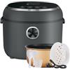AMZCHEF Mini cuoci riso 4 l AMZCHEF Cuociriso Elettrico 4L per 5 persone, 860W Rice Cooker, 8 tazze (non cotte), 7 funzioni di cottura, Cestello Vapore, Mantenimento in caldo, Funzione preimpostata di 12 ore