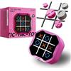 Giiker Tic Tac Toe Bolt Game, console di gioco portatile 3 in 1 originale, giochi da viaggio portatili per viaggi in auto, giochi da tavolo per bambini e adulti