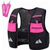 MARLOAR Zaino Trail Running con 2 Soft Flask - Gilet Idratazione Ultraleggero e Traspirante per Corsa, Trail ed Escursionismo - Vestibilità Stabile (NERO E BLU, M)
