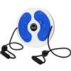 NIXRET Pedana a disco blu con coulisse, modellante, regolabile, per allenamento in vita, per esercizi di massaggio e massaggio, per palestra e fitness a casa