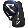 RYZE CHIMERA Racchetta da Padel - Fibra di Carbonio e Fibra di Vetro - Massima Controllo e Precisione - Struttura Leggera 360g con EVA-15 Flex - Padel Racchetta per Uomo e Donna - Custodia Inclusa