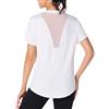 Terecey Maglietta Sportiva Donna Maglia Palestra Asciugatura Rapida Maglia Tecnica Indietro in Rete Maglia Running a Manica Corta Maglia Fitness Ampio per Jogging Running Yoga Corsa S-3XL