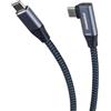 PremiumCord Cavo di Collegamento USB-C 3.2 Gen 2x2, Cavo Dati Superspeed Fino a 20Gbit/s, Cavo di Ricarica Fino a 5A, Potenza 100W, PD 3.0 / QC 4.0, USB 3.2 Generation 2x2, Nero, Lunghezza 3m