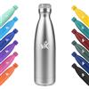 KollyKolla Borraccia Termica 750ml, Bottiglia Acqua in Acciaio Inox, Termos senza BPA, Riutilizzabile, Bottiglia Termica Metallo per Sportiva, Adulto, Scuola, Palestra, Viaggi - Acciaio Inossidabile