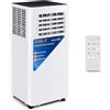 SereneLife Condizionatore Portatile 10,000 BTU, Modalità Deumidificatore e Ventilatore, Classe A, per Casa, Ufficio, Scuola, Stanze Aziendali