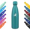 KollyKolla Borraccia Termica 750ml, Borracce Termiche, Borraccia in Acciaio Inox, Riutilizzabile, Termos senza BPA, Bottiglia Termica Metallo per Sportiva, Scuola, Palestra, Viaggi - Verde Scuro