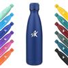 KollyKolla Borraccia Termica 750ml, Bottiglia Acqua in Acciaio Inox, Borracce Termiche, Riutilizzabile, Termos senza BPA, Bottiglia Termica Metallo per Sportiva, Scuola, Palestra, Viaggi - Blu Scuro