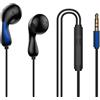 Luojuny Auricolare a bassa frequenza profonda Isolamento senza perdita di rumore cablato Cancellazione del rumore Suono chiaro Cuffie sportive Cuffie intrauricolari per bassi pesanti per Oppo Huawei