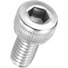 Kozelo 50pz Viti a Testa Cilindrica Esagono Incassato - [M4-0.7 x 8mm] Acciaio Inossidabile 304 Chiave Bussola Esagonale Filettatura Completa per Motore Elettrico Stampante 3D, Argento