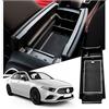 Ruiya Compatibile con Mercedes-Benz A-Classe W177 V177 2019-2025 Braccioli Portaoggetti Organizer, Console Centrale Portaoggetti Consolle Braccioli Vano Contenitore Portaoggetti W177 Accessori