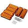Akozon luci di ingombro + luce di posizione laterale 12 v + Lampade di segnalazione, 6 pezzi 8 LED Spazio laterale Indicatore di luce Indicatore luminoso Lampada Camion Rimorchio