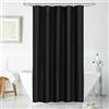LUKDUNG Tenda da doccia 100x200 in tessuto di poliestere, tenda da doccia antimuffa per bagno, tenda per vasca da bagno e doccia in tessuto impermeabile lavabile, tenda da doccia con 7 ganci, colore