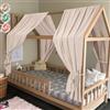 HOTUT Set di Decorazioni per Letto a Baldacchino, 130 * 320 CM, Set di 2 Baldacchini in Tessuto, Decorazione per La Cameretta Dei Bambini, per Lettino, Cameretta Dei Bambini, Beige