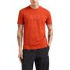 EA7 T-Shirt da Uomo Girocollo Visibility Regular in Cotone Arancione