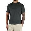 EA7 T-Shirt da Uomo Girocollo Visibility Regular in Cotone Verde