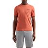 EA7 T-Shirt da Uomo Core Identity Regular in Cotone Pima Arancione