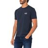 EA7 T-Shirt da Uomo Core Identity Slim in Cotone Pima Blu