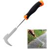 ROSYLEVE Estirpatore Erbacce Manuale 34 cm in Acciaio Inox per Rimuovere Muschio ed Erbacce dalle Fughe di Pavimentazione, Raschietto per Fughe con Manico Attrezzi da Giardino