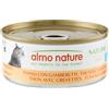 almo nature HFC Natural, Alimento Umido per Gatti - Tonno con Gamberetti - Confezione da 3.6 kg (24 x 150 g)