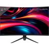 LC-Power Monitor curvo QHD da 32 pollici, 2560 x 1440, 180 Hz, 1 ms MPRT, AMD FreeSync, 3500:1, 1500R, 16:9, pannello VA, 122,1% sRGB, 93,6% DCI-P3, nero
