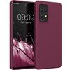 kwmobile Custodia Compatibile con Samsung Galaxy A53 5G Cover - Back Case per Smartphone in Silicone TPU - Protezione Gommata - viola bordeaux