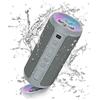 Ortizan Cassa Bluetooth Potente Portatile 24w, Speaker Wireless Bluetooth 5.3 con Impermeabile IPX7, Fino a 30 H di Autonomia, Suono Stereo e Bassi Potenti, Altoparlante con Luce LED